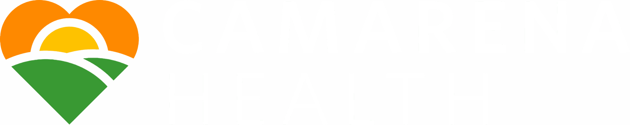 Camarena Health White Logo Transparent BG 1